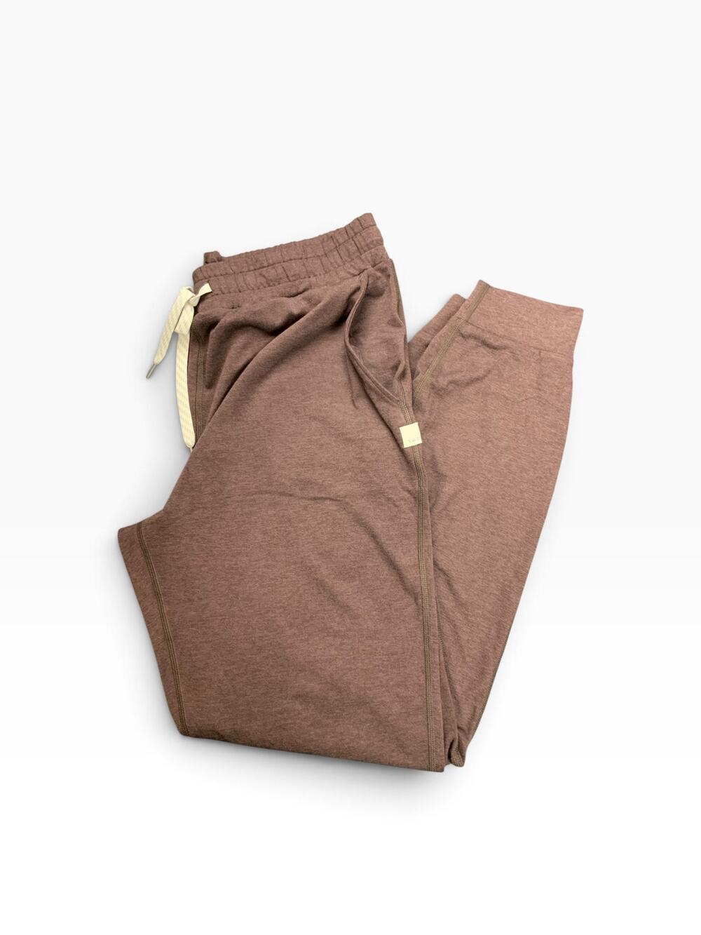 Vuori Womens S Performance Jogger Pants Brown Stretch Athletic Lounge Athleisure